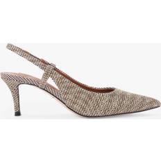 Kurt Geiger Women Shoes Kurt Geiger London Belgravia Slingback Court Shoes, Natural Beige