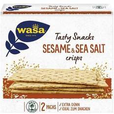 Wasa Kiks, Knækbrød & Skorper Wasa Knäckebrot Tasty Snacks Sesame & Sea Salt Crisps 190g