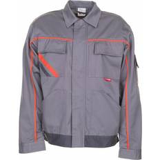 Braun Arbeitsjacken Planam V2 Bundjacke Visline zink/orange/schiefer