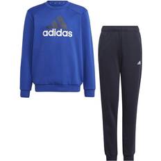 120 Tute adidas Completo Tuta Bambino Logo Senza - Cappuccio Blu Nero