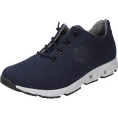 Damen - Zehenriemen Sneakers Josef Seibel Freizeit Schnürer blau