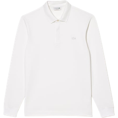 Lacoste Smart Paris Long Sleeve Stretch Polo Shirt - White