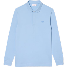 Lacoste Smart Paris Long Sleeve Stretch Polo Shirt - Pastel Blue