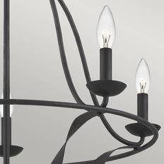 Elstead Lighting Bradbury lysekrone, 5 Pendel
