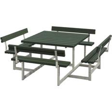 Gröna Bänkbord Utemöbler Plus Picknickbord Picnic