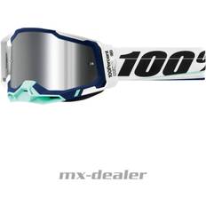 Plata Gafas 100% Racecraft Goggle Arsham Mirror Silver