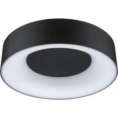 Paulmann Casca LED Lamp 1500lm Black Ceiling Flush Light ∅ 30cm