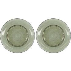 House Doctor Assiettes de Dîner House Doctor Rain Ø27 cm Set 2 - Vert Assiette de Dîner