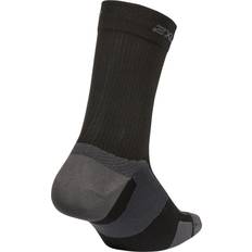 2XU Vectr Light Cushion Crew Sock, 46.5-48.5, Black/Titanium