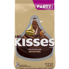 Hershey's Kisses Milk Chocolate with Almonds Candy 907g 1pack