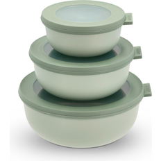 Mepal Cirqula Lav - Nordic Sage Køkkenbeholder 3stk 1.25L