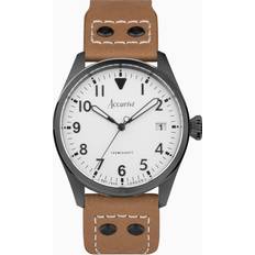 Aviation White & Beige Leather