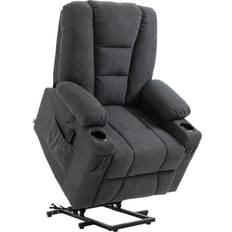 Armchairs Homcom Riser Black Armchair 103cm