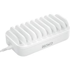 Batterier & Laddbart Deltaco USB Charging Station 7x USB-A 2.4 A 3x USB-C PD 20 W