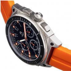 Shield sonar chronograph w/date orange