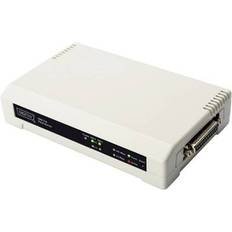 Cartes Réseau et Adaptateurs Bluetooth Digitus Fast Ethernet Print Server DN-13006-V serveur d'impression 3 ports