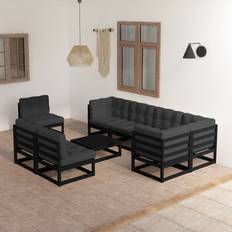 vidaXL haven Loungesæt, borde inkl. 8 sofaer