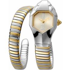 Just Cavalli Watches Just Cavalli Champagne Ladies Signature Snake Watch
