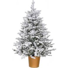 120.0 cm Juletræer BigBuy Christmas Gylden Polyetylen snefald 82 Juletræ 120cm