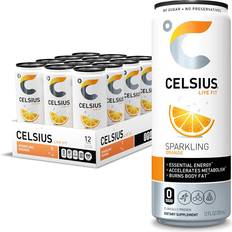 Sports & Energy Drinks Celsius Essential Energy Sparkling Orange 355ml 12 pcs