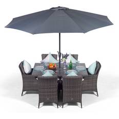 Garden & Outdoor Furniture Oak Furniture King Savannah 150cm Patio Dining Set