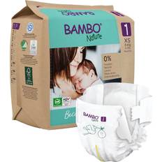 Bleer str 2 Bambo Nature Miljømærkede bleer str. 1 papirspose 2-4 kg