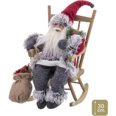 Plástico Adornos de Árbol de Navidad BigBuy Christmas 30 cm Papá Noel Silla Juinsa Adorno de Árbol de Navidad