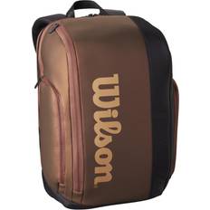 Black Tennis Bags & Covers Wilson Super Tour Pro Staff V14 Backpack bronze
