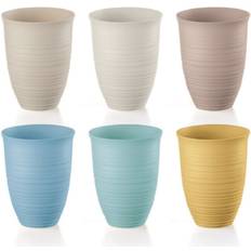 Guzzini Glas Guzzini Set Of 6 Tall Tierra Tumblerglas