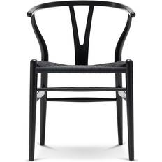 Y stol sort bøg Carl Hansen & Søn CH24 Køkkenstol 76cm