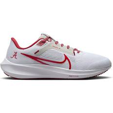 Nike Pegasus 40 Alabama M - White/Night Silver/Team Crimson