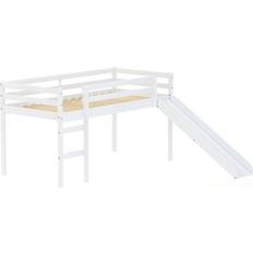 Grey Loft Beds Birlea Frankie Midi Sleeper With Slide