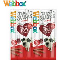 Webbox dog doggy delight treat food beef