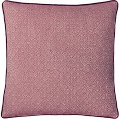 Linen Cushion Covers Paoletti Blenheim Geometric Berry Berry Cushion Cover Red