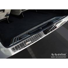 Bodywork Chrome Stainless Steel Rear Bumper Protector Ribs XL