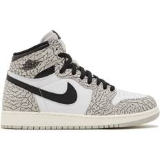 Sneakers Nike Air Jordan 1 High OG GS - Tech Grey/Black/White/Muslin