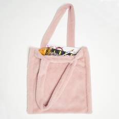 OHS Super Soft Faux Fur Tote Shopping Carrier Reusable Bag