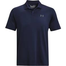 Elastan/Lycra/Spandex Poloshirts Under Armour Men's Matchplay Polo - Midnight Navy/Pitch Grey