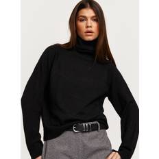 Damen - Rollkragenpullover Pieces Juliana Pullover - Schwarz