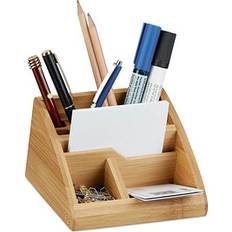 Schreibtisch-Organizer Bambus 5 Fächer