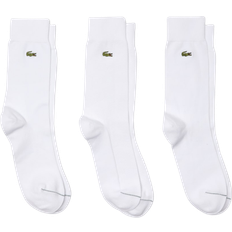 Lacoste Ropa interior Lacoste Piqué Socks 3-pack - White