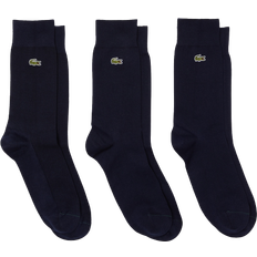 Lacoste Piqué Socks 3-pack - Navy Blue