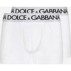 3XL Sous-vêtements pour hommes Dolce & Gabbana 2-Pack Logo Boxer Boxer Intimo Bianco Uomo White