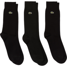 Lacoste Damen Socken Lacoste Piqué Socks 3-pack - Black