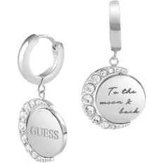 Crystal Earrings Guess Moon Phases Earrings - Silver/Transparent