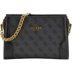 Guess Ajiona 4g Logo Mini Crossbody Bag - Black Multi