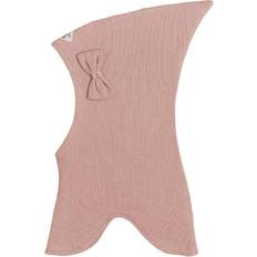 9-12M - Mädchen Balaklavas Racing Kids 2-layer Balaclava with Bow - Dusty Rose (505001 -81)