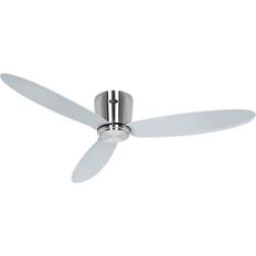 Ventilatori a soffitto CasaFan Ventilatore Da Soffitto Intelligente Eco Plano II Ø 132 cm Argento DC Cromo Spazzolato