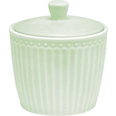 Vihreä Sokerikot Greengate Alice Sokerikulho 10 cm Pale Green