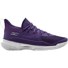 Under Armour Textile Basketball Shoes Under Armour Team Curry 7 M - Purple/White/Metallic Silver